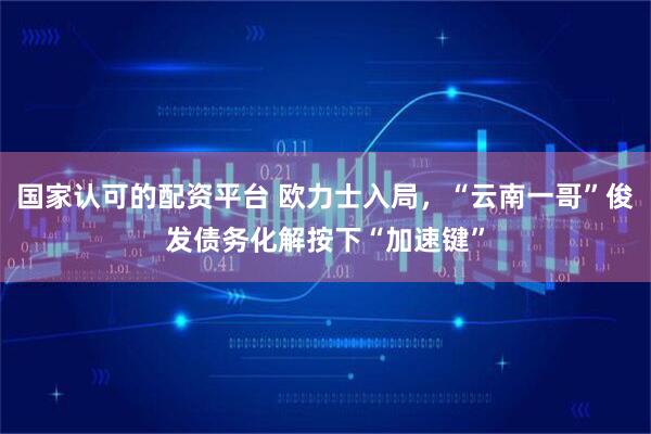 国家认可的配资平台 欧力士入局，“云南一哥”俊发债务化解按下“加速键”